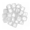 Paquete de 24 Cubitos de Hielo Reutilizables de Grado Alimenticio Congelables de Plástico Cubitos de Hielo Sin Dilución para Fiestas en la Piscina Picnic y Camping Bar Casero