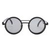 KI Intelligente Übersetzungsbrille Grau Rund Verstellbares Glas Kabellos 114 Sprachen Übersetzer Sonnenbrille