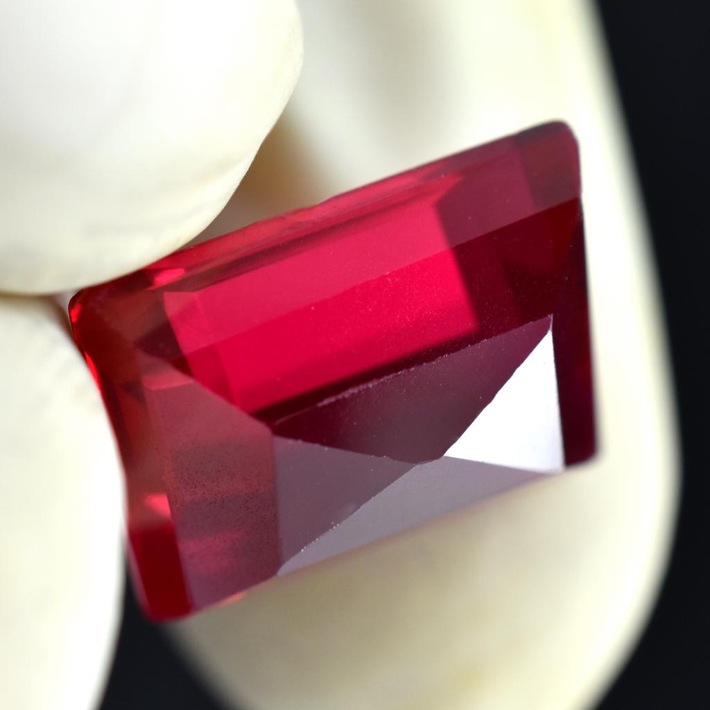 Stunning Quality Red Ruby CERTIFIED Loose Gemstone 9.15 Ct Natural Emerald Cut. AR-640