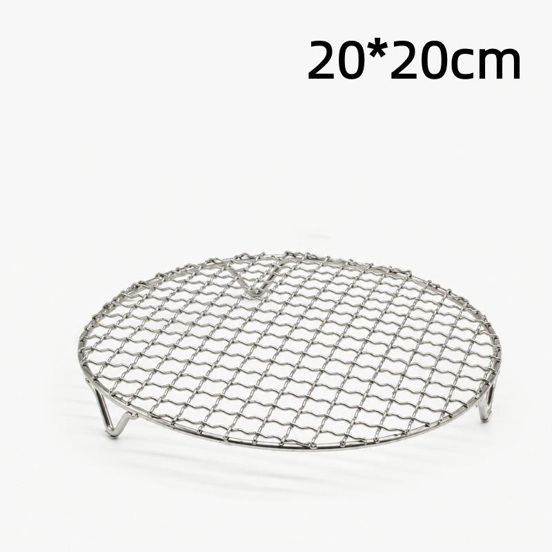 Stainless Steel Round Cooling Baking Rack Food Grade Wire Grid Tray for Oven Baking Cake Cookie Kitchen Baking Tools
