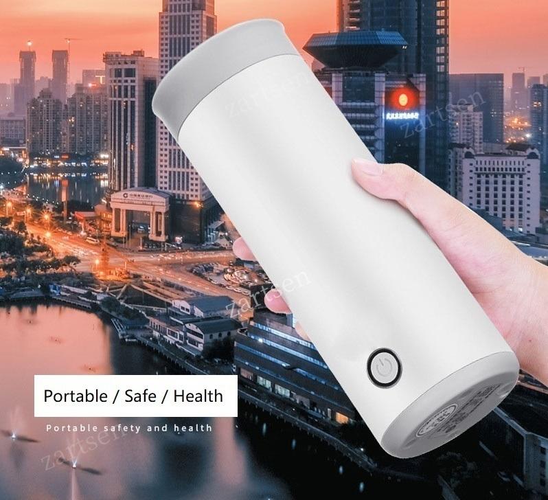 Portable Mini Electric Kettle Water Thermal Heating Boiler Travel Stainless Steel Tea Pot Coffee Milk Boiling Bottle Health Pot