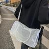 Clear Crossbody Bag for Travel and Business PVC Shoulder Bags Easy to Carry