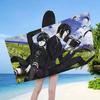 Manga Series Black Butlers Anime Beach Swimming Towel Soft Absorbent Washcloth Children's Gifts for Kids Travel Camping Gym