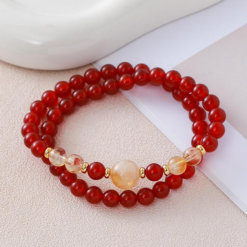 Natural agate bracelet.fashion women daily jewelry gift