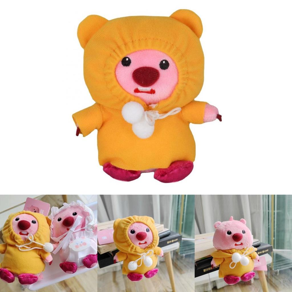 Weiches kuscheliges Loopy Pororo der kleine Pinguin Plüschtier Anhänger Schlüsselanhänger Weihnachtsgeschenk für Mädchen