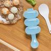 2pcs/set DIY Rice Ball Mold, 3-in-1 Rice Ball Shaker Kit, Creative Rice Ball Maker, Suitable for Lunch Boxes and Kitchen Use