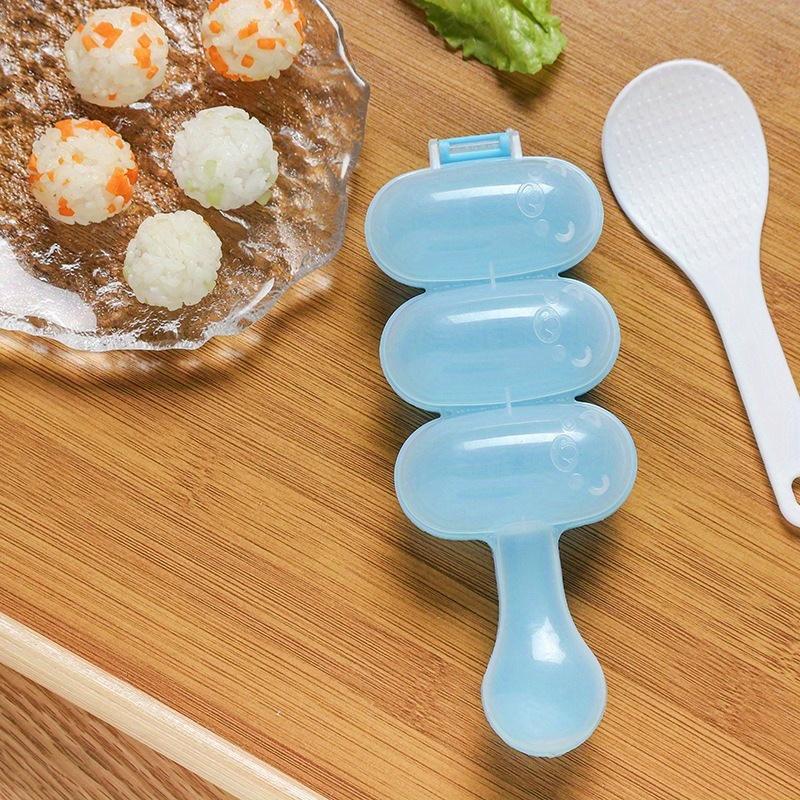 2pcs/set DIY Rice Ball Mold, 3-in-1 Rice Ball Shaker Kit, Creative Rice Ball Maker, Suitable for Lunch Boxes and Kitchen Use