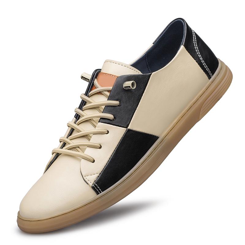 New Luxury Leather Men's Casual Shoes 2024 Fashion Designer Comfortable Sneakers for Men Genuine Leather Sport Shoes Moccasins