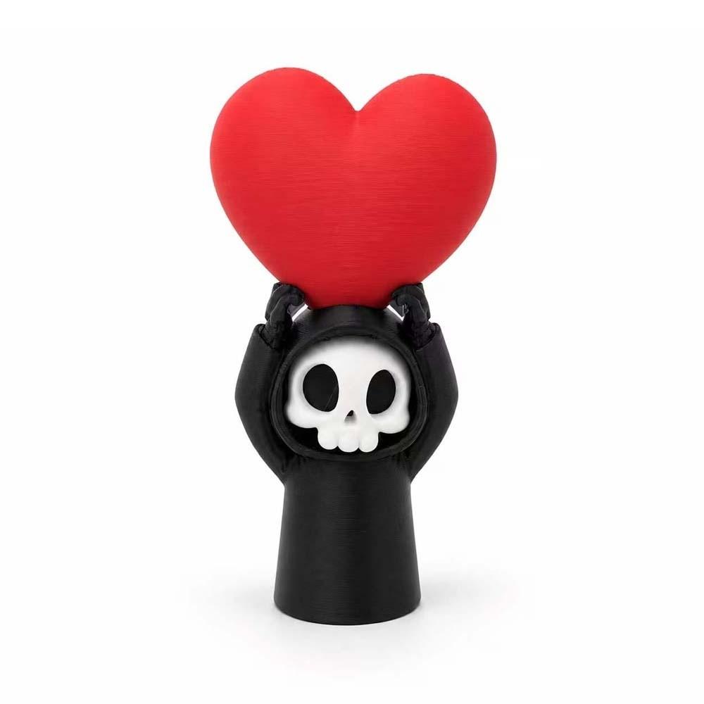 Black Grim Reaper Figure Miniature Halloween Pendant Skeleton Keychain Dashboard
