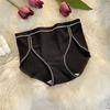 3Pcs High Waist Seamless Briefs Cotton Crotch Underwear for Women Soft Threaded Panties  Lady