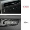 Carbon Fiber Headlight Adjustment Switch Cover Trim For Hyundai Sonata 2020 2021