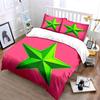 Green Star Wall Decor Set Exquisite Three-Piece Bedding Set Gift For Kids And Adults