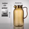 High-Temp Resistant Acrylic Juice Jug – Plastic Fruit Juice Pitcher for Bar, KTV, Restaurant, Cold Water or Fruit Tea.