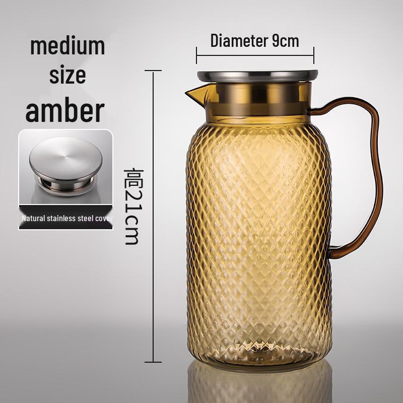 High-Temp Resistant Acrylic Juice Jug – Plastic Fruit Juice Pitcher for Bar, KTV, Restaurant, Cold Water or Fruit Tea.