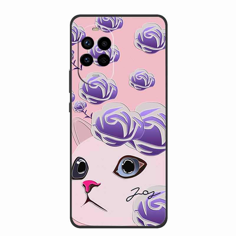 3D Emboss Case For Huawei Nova 14 Lite Phone Case 14lite Coque Flowers Silicone Soft Back Cover For Huawei Nova 14 lite Case Bag