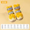 Dog Winter Boots Large Breeds - Warm Fleece-Lined Non-Slip Paw Protectors Golden Retrievers Outdoor Use