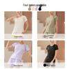 Women's Loose Fit Short-Sleeve T-Shirt for Sports, Yoga, Running, Fitness, and Summer Wear