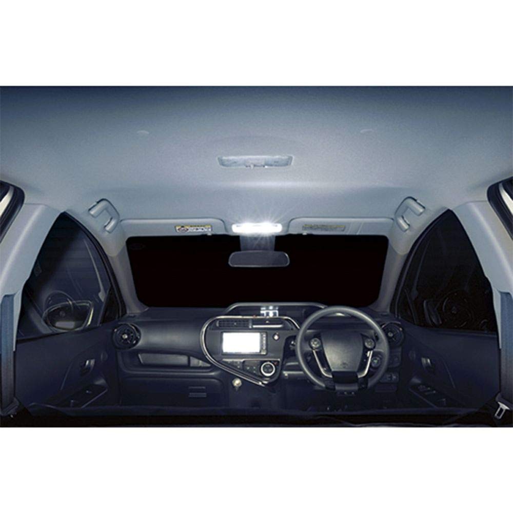CARMATE GIGA Car LED Room Lamp, 15000K, Pack of 2, Bright and Long Life, Cool Blue-White Light T10 BW35