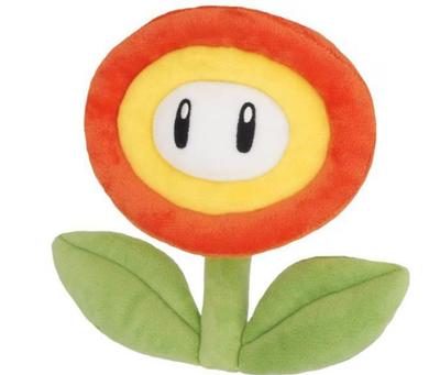 NINTENDO SUPER MARIO Plush Doll ALL STAR COLLECTION Fire Flower S Size NEW