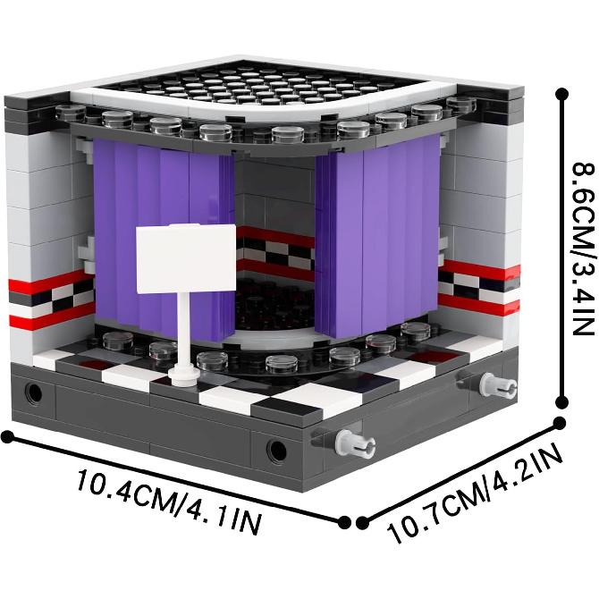 

MOOXI-MOC Набор для сборки сцены FNAF, Креативные милые строительные блоки, Детские наборы, Хэллоуин, Рождество для детей(231 шт.)