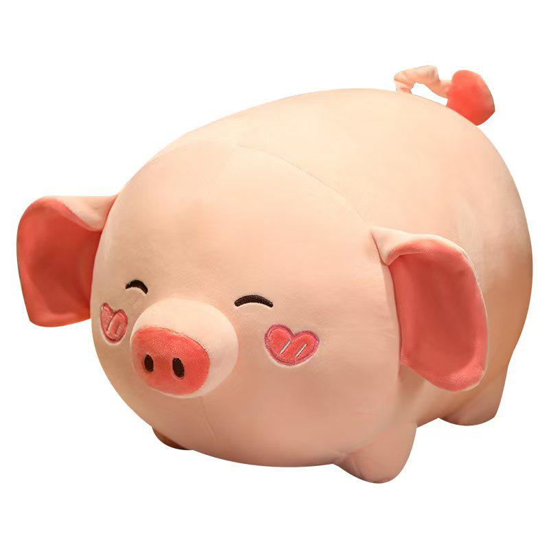 Cute Fat Pig Doll Plush Doll a Fat Pig Toy Girl Throw Pillow Sleeping Doll Birthday Gift