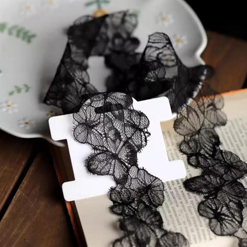 1 Yard Butterfly Thin Elastic Lace Accessories Diy Handmade Decorative Lace Material Lace Ribbon