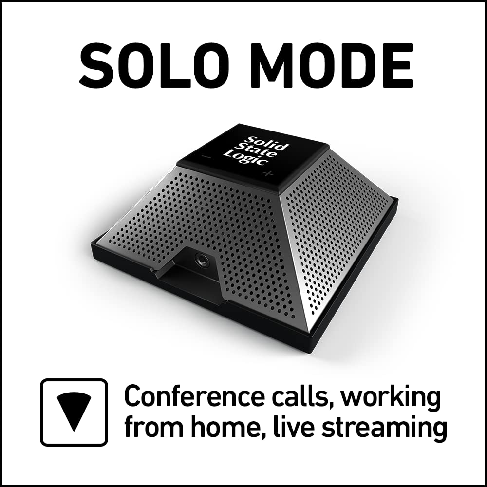 SSL CONNEX (USB Microphone) with USB-C Connection and Headphone Output for Streaming, Vocal Recording, Instrument Recording, and Live Broadcasting