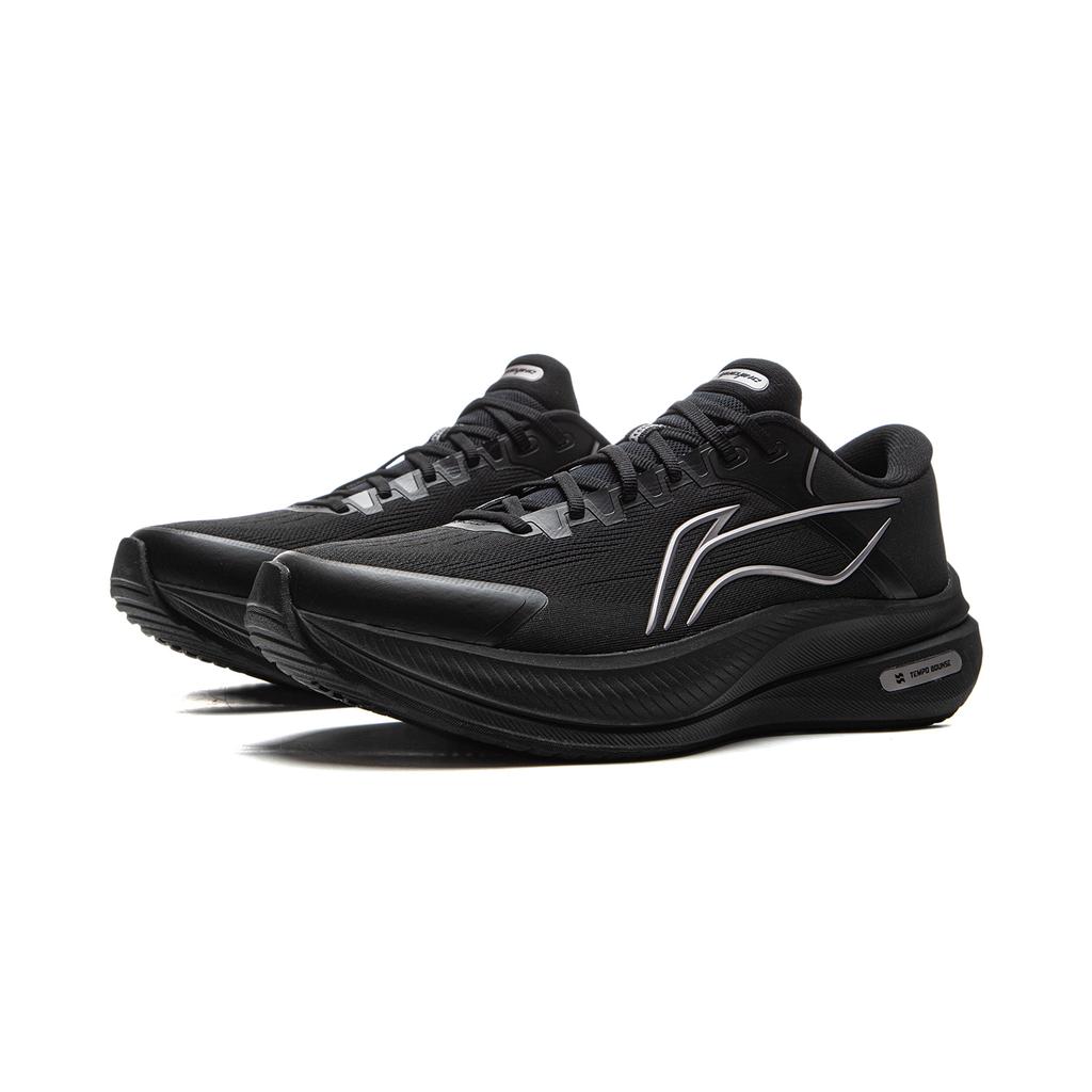 Li Ning Yueying 5 Cushioning Abrasion Resistant Height Increasing Low top Running Shoes Men's Black ARHV015-14