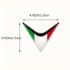 2pcs Italy Flag Limited Edition Racing Sport Decals Italia Flag Emblems AccessoriesBadge Decal Design for Motorcycle Car Truck Bike