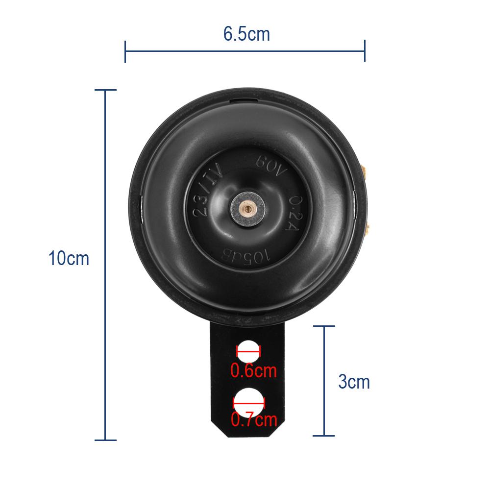 Universal Electric Scooter Horn Speakers Electric Horn 48V/60V 0.2A 105db Waterproof Horn Speakers for Kaabo Wolf Warrior King