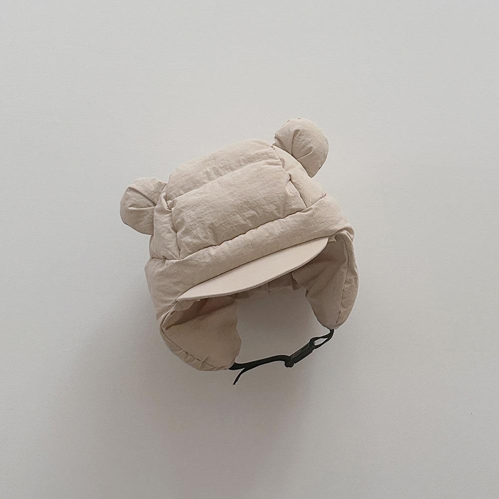 Balaclava Down Cotton Bomber Hat Cold Protection Pullover Cap Outdoor Warm Snowing Beanies  Unisex