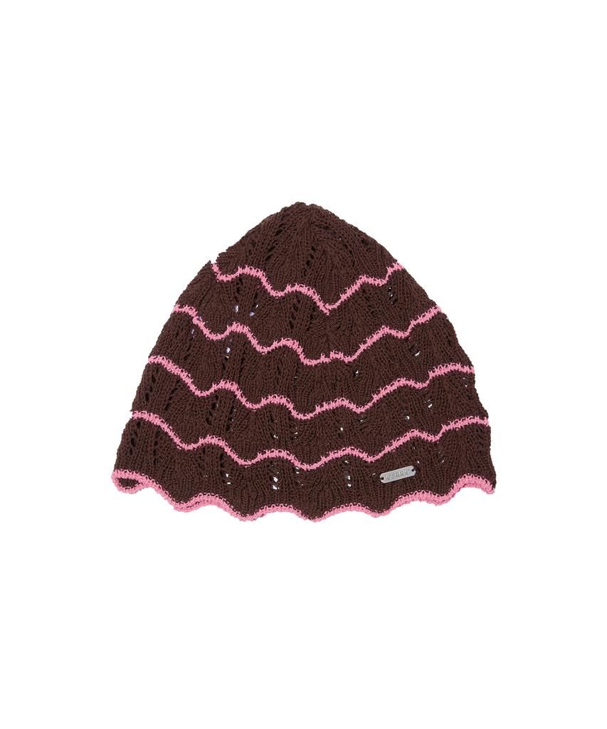 CERRIC Wave Punching Beanie / Brown