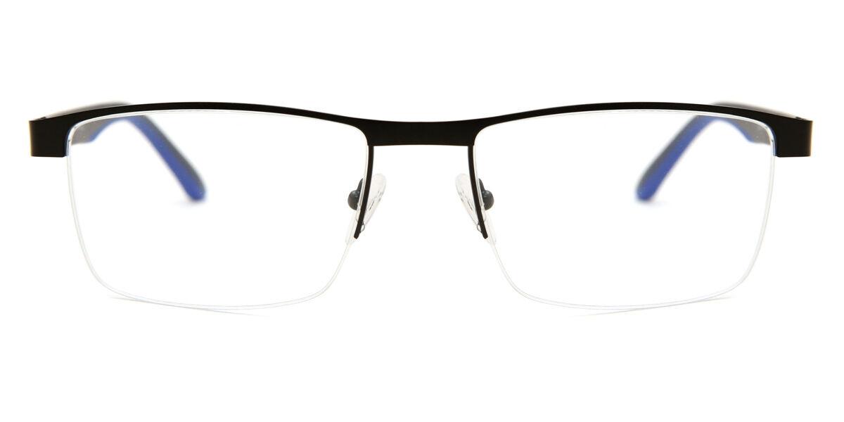 

Полуободковые прямоугольные черные очки Smartbuy Collection Tim 982a Fashion Unisex Eyeglasses Black/56