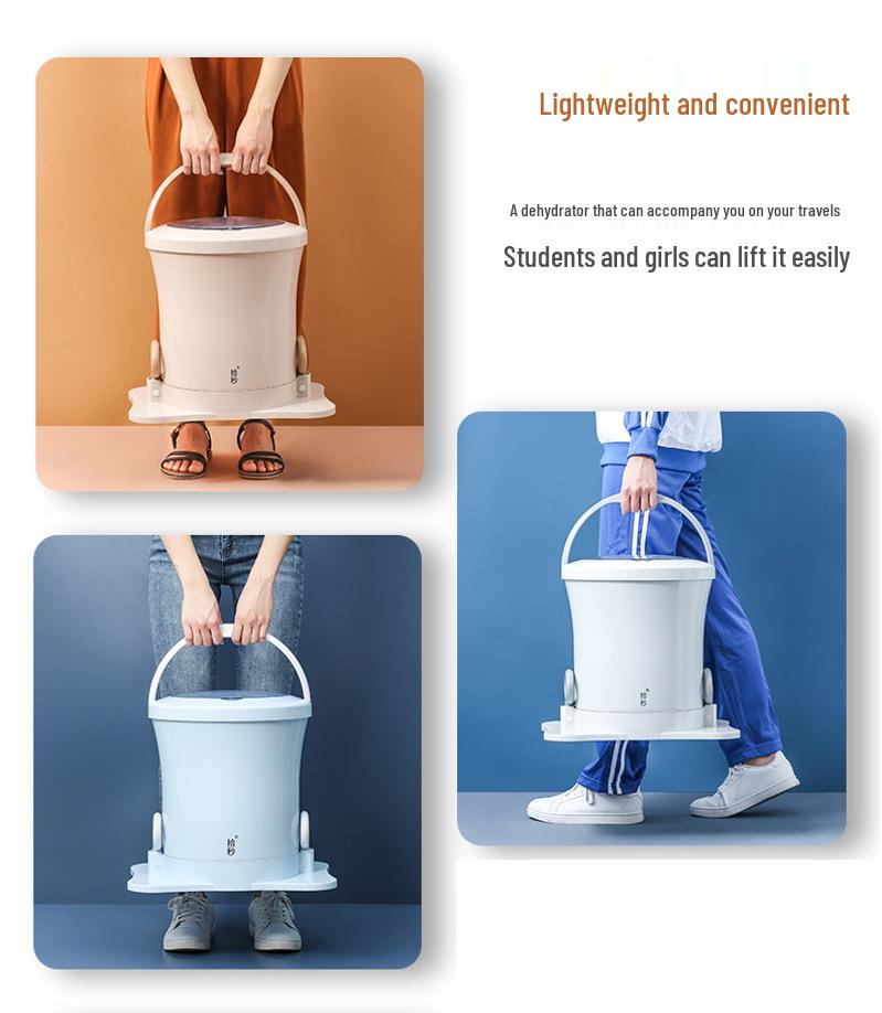 Manuelle Schleudertrockner: Schneller, stromloser Dörrgerät für Studentenwohnheime