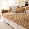 Plush Sofa Cushion French Style Sofa Cover Non-Slip Seat Cushions Cover Cloth Backrest Towel Autumn and Winter