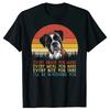 T-shirts Rétro Chien Boxer Drôle Style Été Graphique Coton Streetwear Manches Courtes Cadeaux pour Propriétaires de Chien Boxer Vêtements Homme