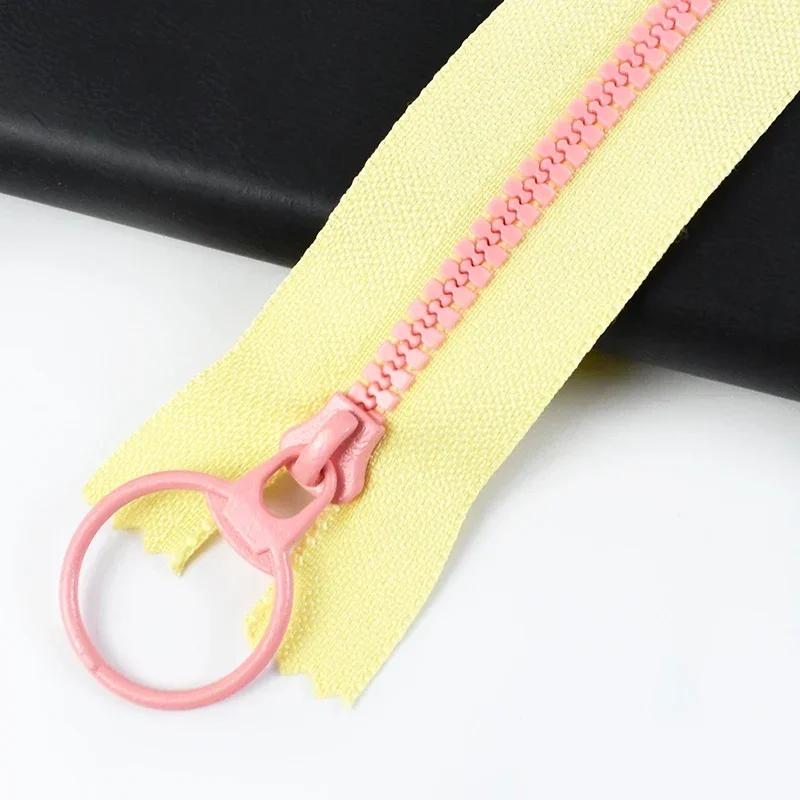 5/10Pcs Meetee 15-40cm 3# Close-end Resin Zippers Decorative Zips for Bag Pocket Zip Repair Kit DIY Garment Sewing Accessories