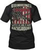 Never Underestimate Grandpa Military A With T-Shirt Made In USA S-5XL