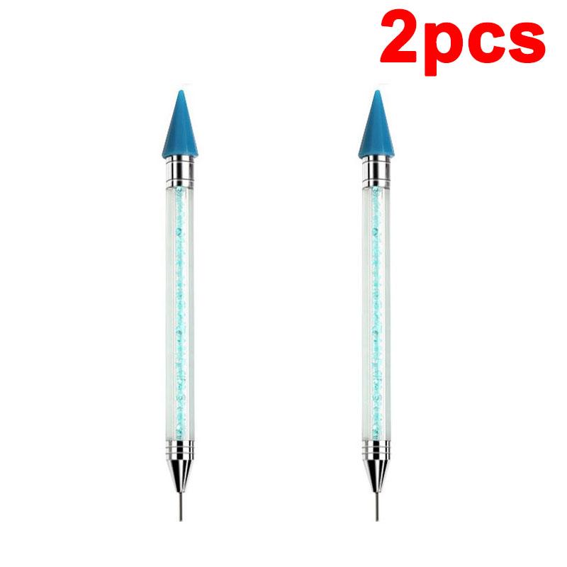 Rhinestone Applicator Pencil Nail Dot Rod Rhinestone Picker Wax Pen Diamond Picker Stick for Rhinestones Dotting Tool DB04