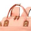 Diaper Women Bag Backpack Multi Compartment Large Opening Top Mother Baby Travel Backpack Pink