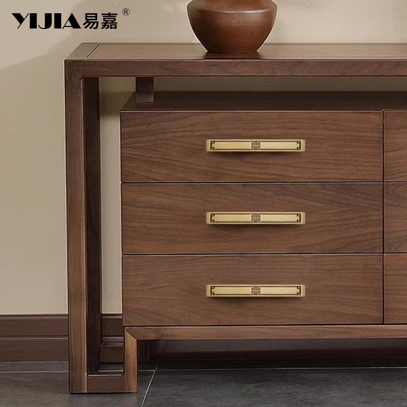 High-end Solid Brass Cabinet Door Handles Bedside Table Cabinet Wardrobe Wine Cabinet Pull Drawer Knob and Furniture Hardware