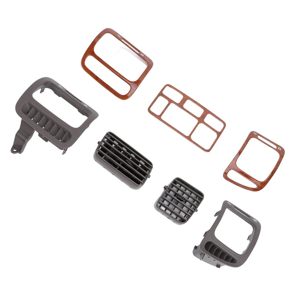 Front Side AC Air Vent Outlet Grille with Cover Trim Set Enhanced Ventilation for LC100 1998 2007 Left Hand Drive