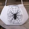 Sturdy Fabric Candy Buckets Halloween Trick or Treat Bag Funny Ghost Expressions Non-woven Handbag Accessories Lightweight for Kids Party Favors And