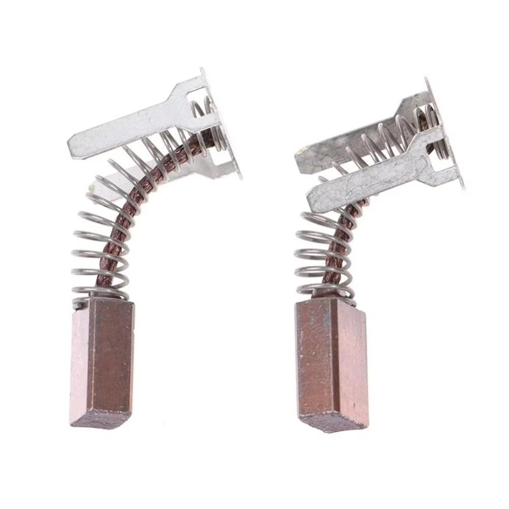 

2PCS Motor Copper Carbon Brushes Lithium Drill Parts Maintenance Repair Carbon Brush Replacement Motor Carbon Brushes