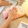 Plush Hot Water Bottle for Women, Cute Cartoon Design, Water-Filled Foot Warmer, Portable Hand Warmer with Cloth Cover for Office, Dormitory, and