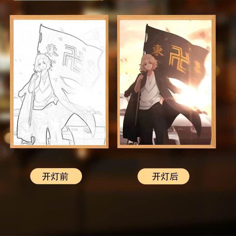 Токийские мстители Светопись Ханагаки Такэмичи Фигурка Лампа Крутой подарок