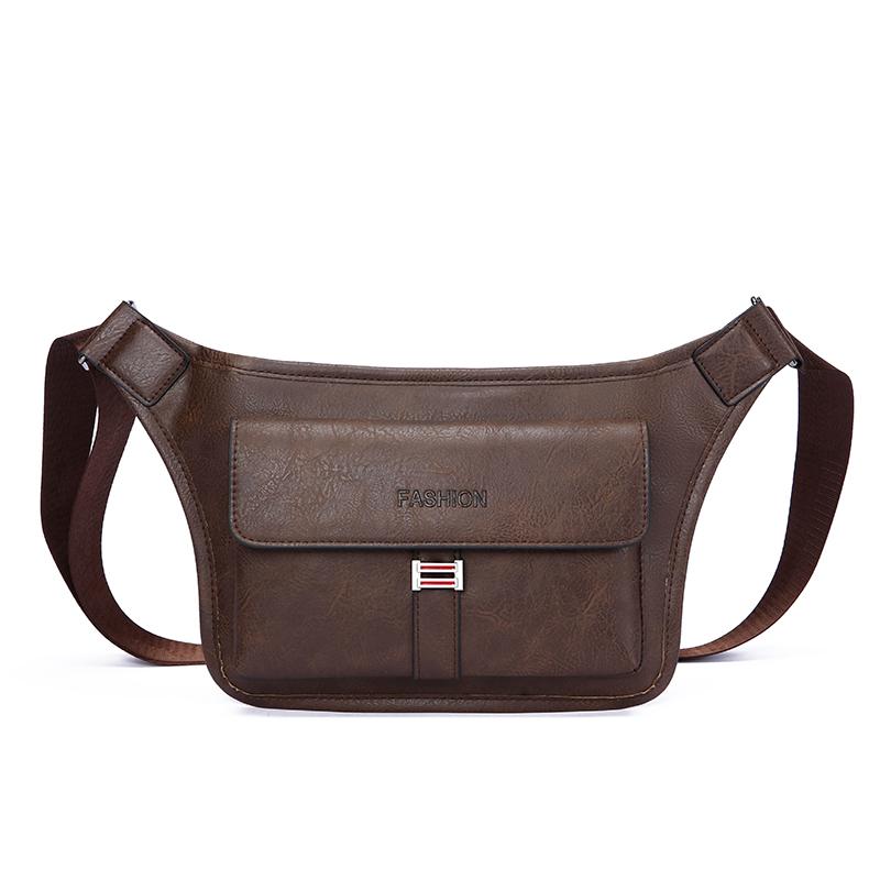 Neue Herren Vintage Brusttasche Wasserdicht Große Kapazität Crossbody Einzelne Umhängetaschen mit Sport Kleine Messenger Bags
