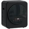 Vented Tumble Dryer, 4 Kg Front Tumble Dryer with Stainless Steel Tub, 800W Compact Freestanding Black