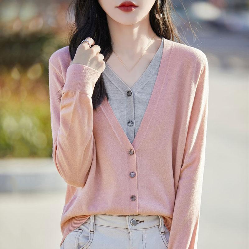 

Всесезонный женский свитер из 50% шерсти и 50% шелка | Легкий теплый свитер из смеси | Роскошный трикотаж из кашемира и шелка XL розовый