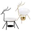 Metal Essential Oil Burner Diffuser Deer Shape Oil Warmer Censer Furnace
